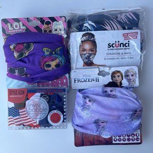 Frozen II, LOL, & SCUNCI HAIR/FACE BUNDLE 2 GREAT Stocking Stuffer